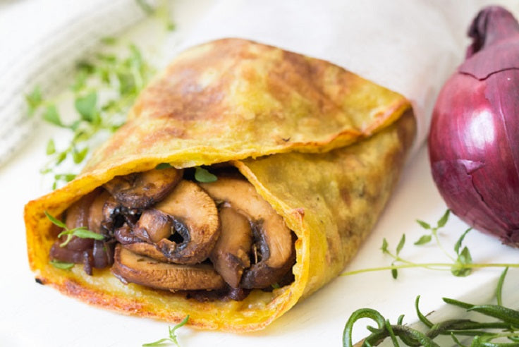 POTATO TORTILLAS WITH MUSHROOMS