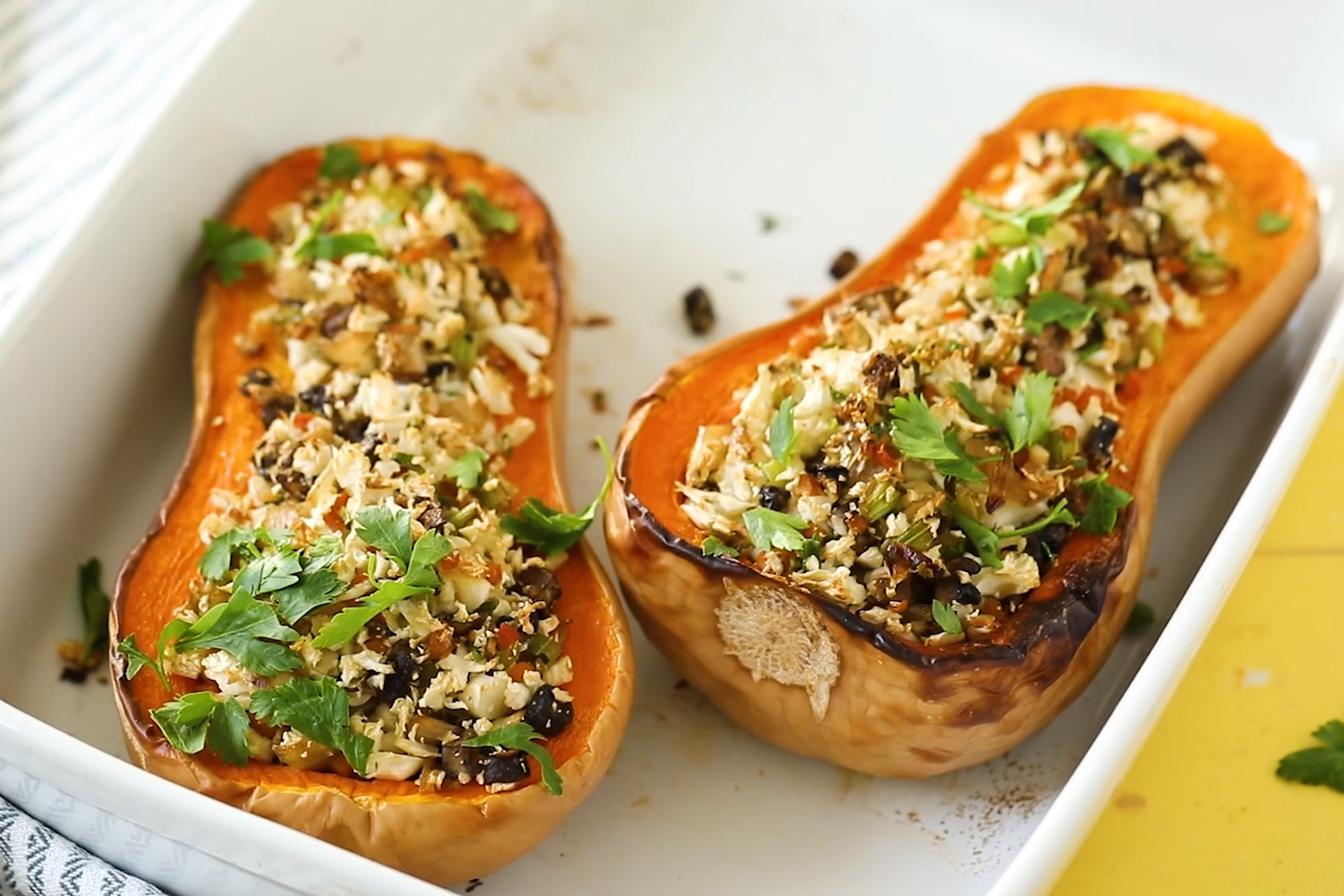 STUFFED BUTTERNUT SQUASH