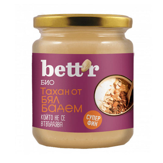 Βιολογικό Αμύγδαλο Λευκό Ταχίνι, 250 g.