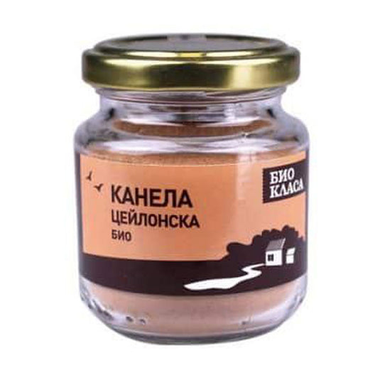 Βιολογική κανέλα Κεϋλάνης σε σκόνη 50 g.