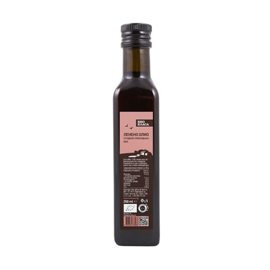 Βιολογικό Λιναρέλαιο, ψυχρής έκθλιψης, 250 ml.