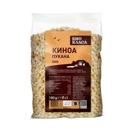 Βιολογικό ποπ κορν κινόα, 100 g.