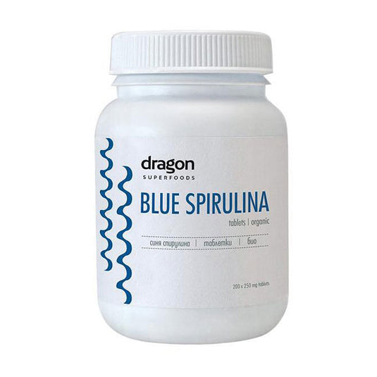 Βιολογικές ταμπλέτες μπλε σπιρουλίνας, 50 g. (200 δισκία x 250 mg.)