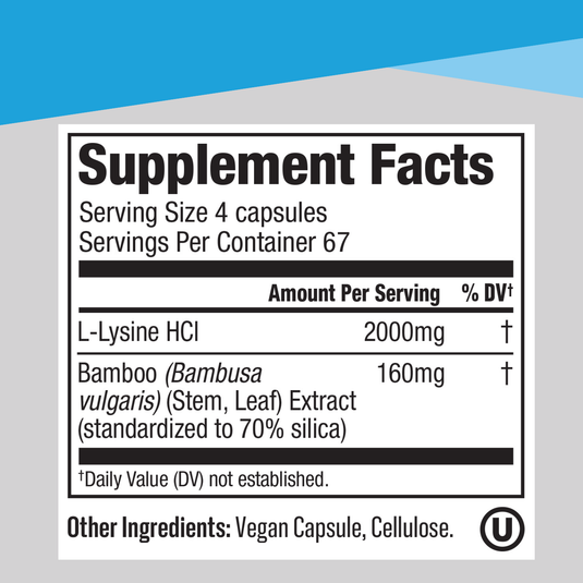 L-Lysine, 270 capsules, Vimergy®