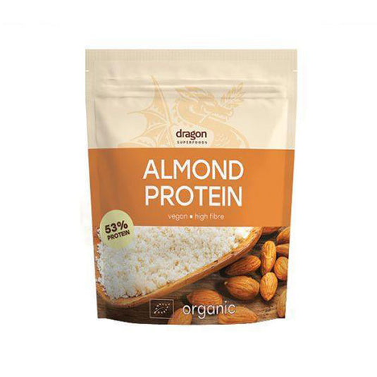 Βιολογική σκόνη πρωτεΐνης αμυγδάλου, 200 g/1,5 kg.