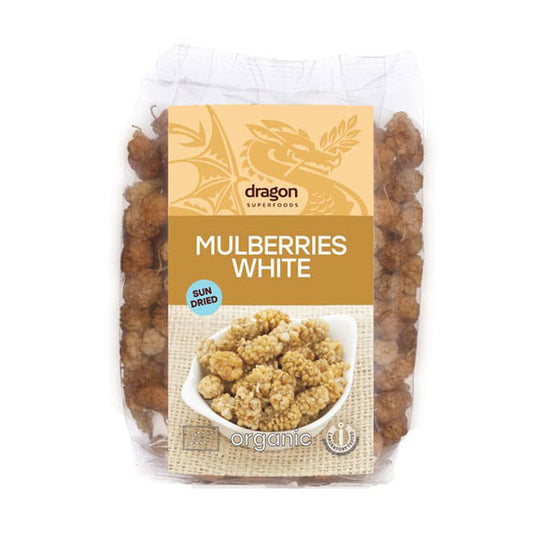 Organic Mulberries white 150 g.