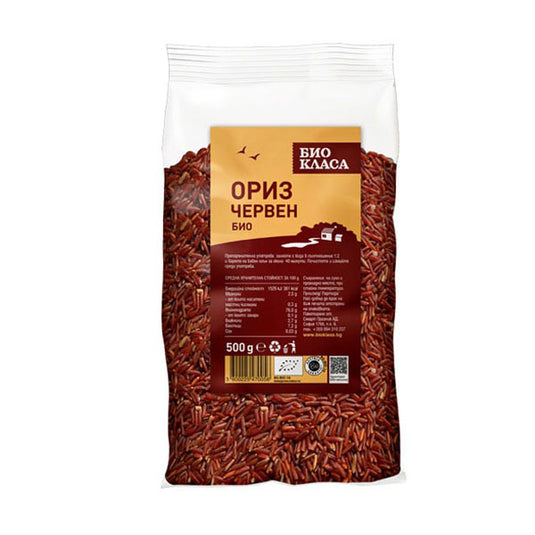 Био ориз, червен, 500 гр.