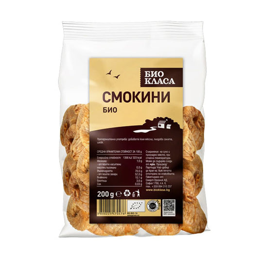 Βιολογικά αποξηραμένα σύκα 200 g.